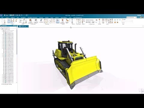 Siemens Solid Edge 2024 -Büyük Montaj Modelleme Geliştirmeleri - Large Assembly Modeling