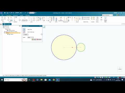 Solid Edge 2023 Free 2D -Eğitim Videoları –26 Dairesel Çoğaltma Komutu