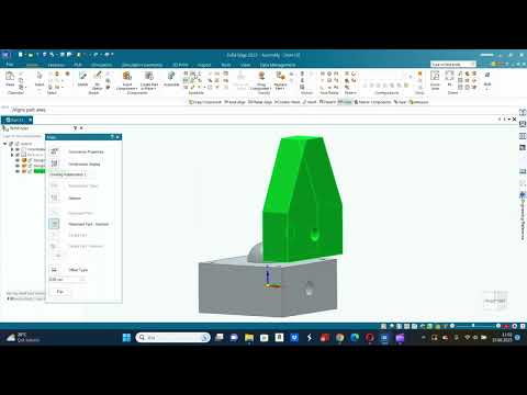Solid Edge 2023 Eğitim Videoları-Montaj Modülü-2 Mate Insert Connect Komutları
