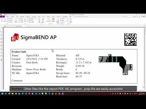 SimTrans 24 + SigmaBEND AP Entegrasyonu