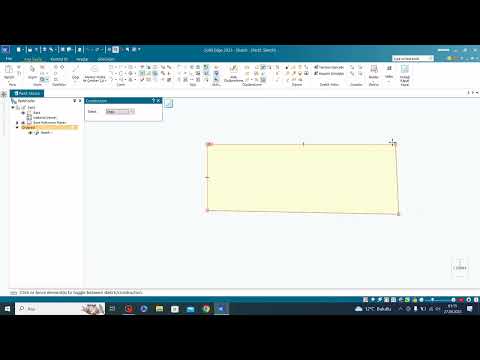 Solid Edge 2023 Free 2D -Eğitim Videoları –12 Yardımcı Çizgiler