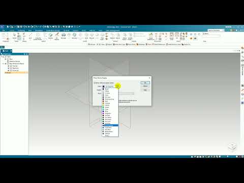 Solid Edge 2024 İpuçları 1-  Plan Adlarını Göstermek #shorts